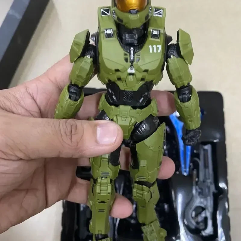 18cm Halo Infinite Master Chief Mjolnir Mk Vi 1/12 Scale 17.5cm 6" Action Figure Re:edit Gen.3 117 Ko's 1000 Model Doll Toys