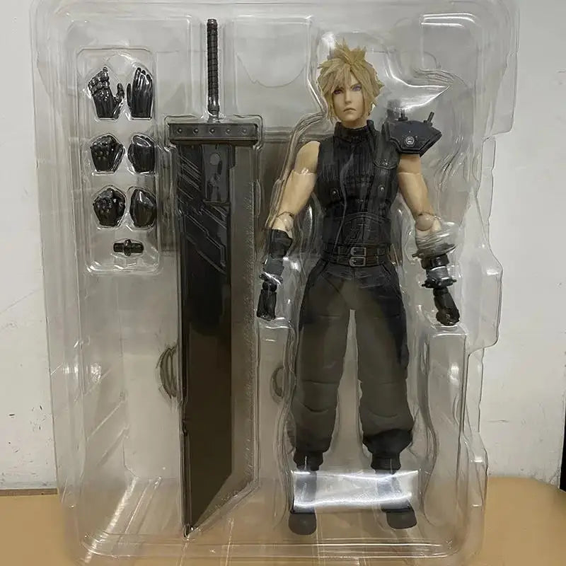 Play Arts Final Fantasy 7 VII Sephiroth Cloud Strife Tifa Lockhart Action Figure Remake Toys 25CM Joint Movable Doll Present