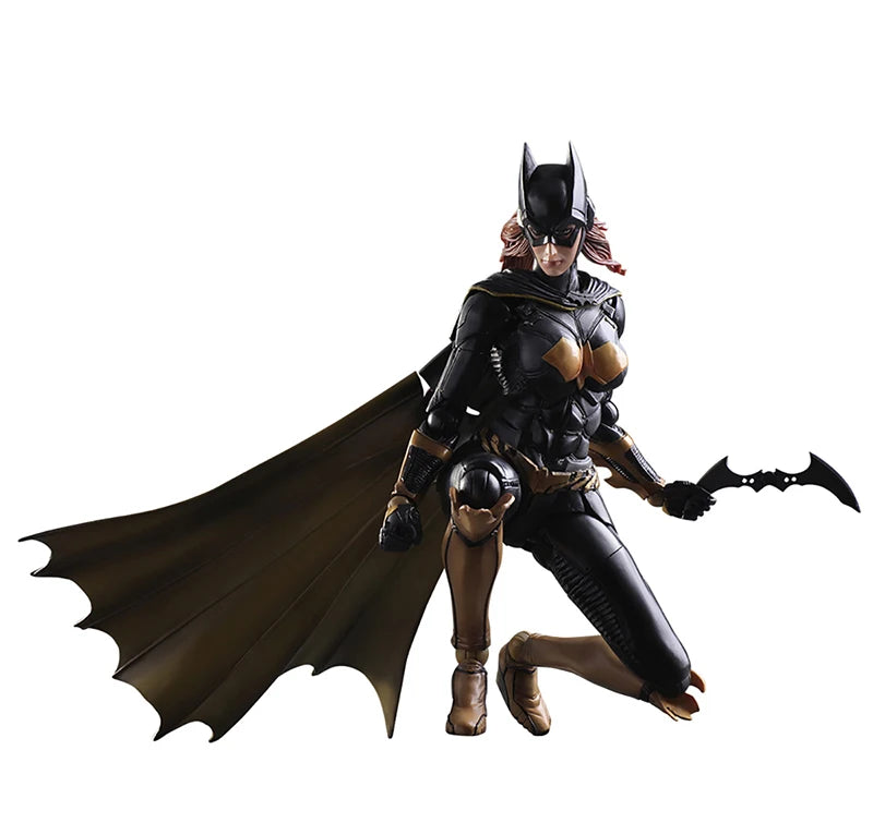 Play Arts Arkham Knight Action Figure Batman:Arkham Knight Model Toys Collectable 25cm Joint Movable Desktop Birthday Gifts