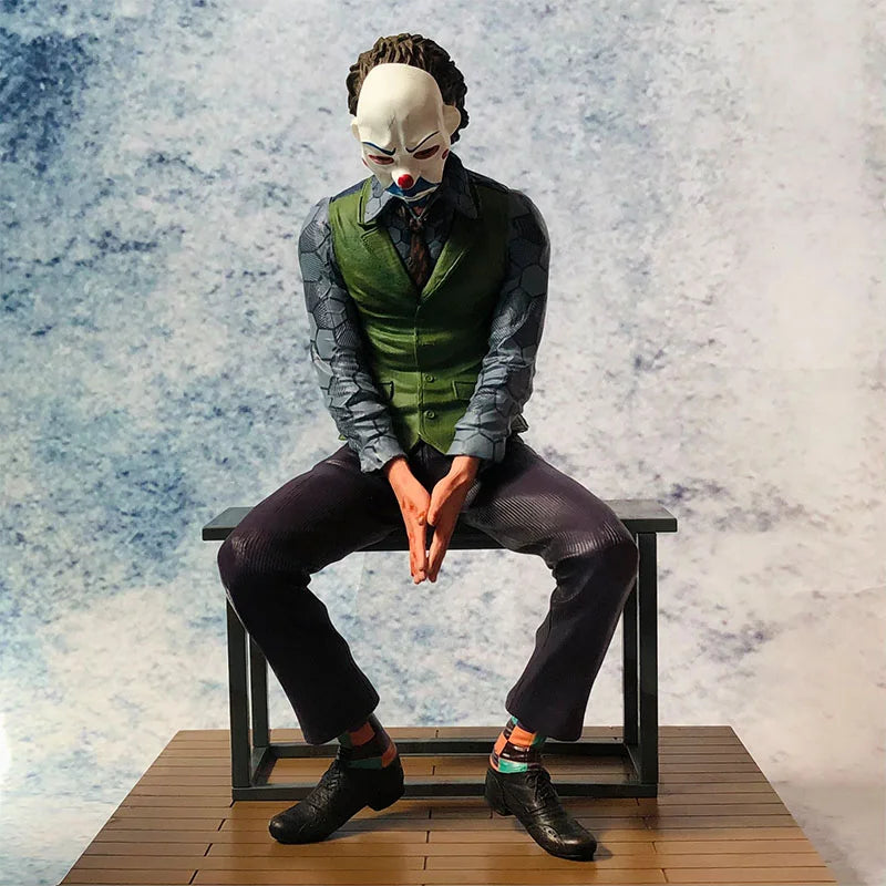 Movie Joker Heath Ledger Clown Pvc Action Figure Collection Statue Model Toys 28cm Desktop Decoration Toys Kids Birthday Gifts