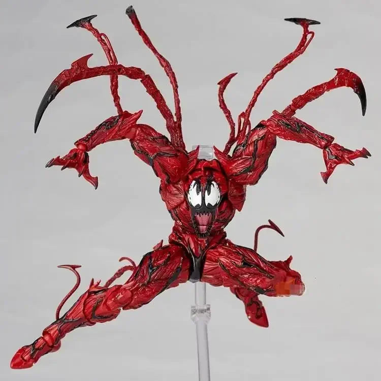 AMAZING YAMAGUCHI Venom Carnage Spider Man legends Action Figure Joint Movable Face Statue Model Doll Collectible kids for Toy