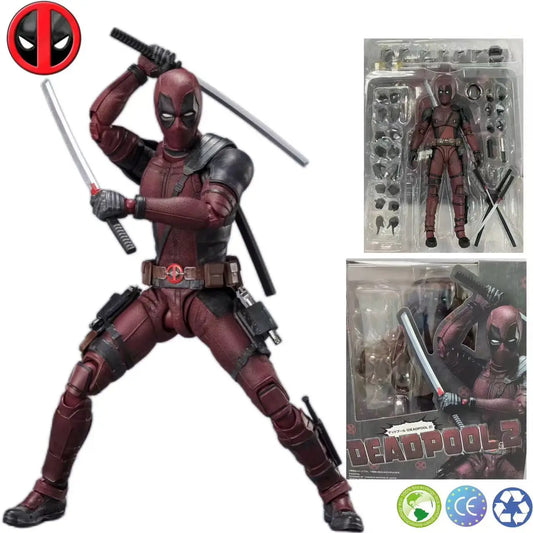 Deadpool 2 KO Ver SHF PVC Action Figure Collection Model Toy Doll Gift