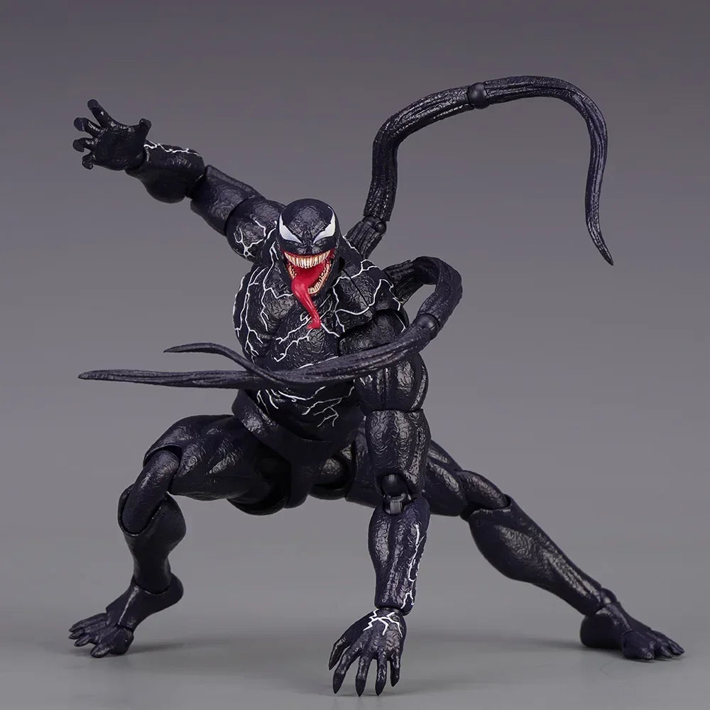 AMAZING YAMAGUCHI Venom Carnage Spider Man legends Action Figure Joint Movable Face Statue Model Doll Collectible kids for Toy