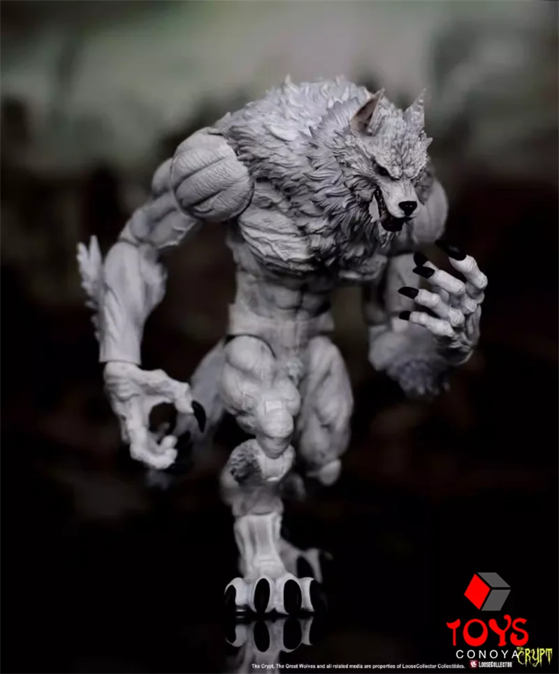 In Stock LC The Crypt the Nordic Giant Black White Wolf Full Set 10-inch Action Figure Body Doll  Fans Hobby Collection