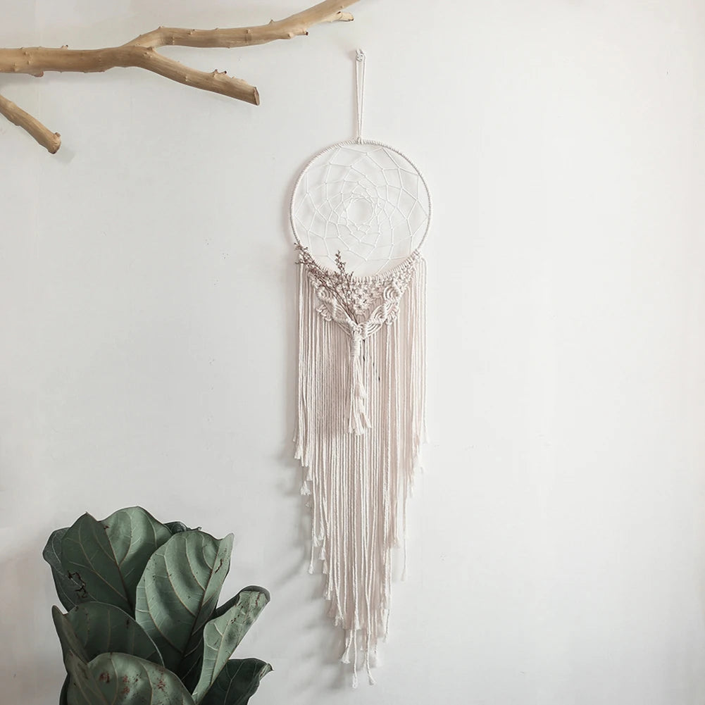 Big Dream Catcher For Wedding Home Decor Room Moon Tree Of Life Wind Chimes Dreamcatcher Boho Macrame Ornaments Dream Catchers