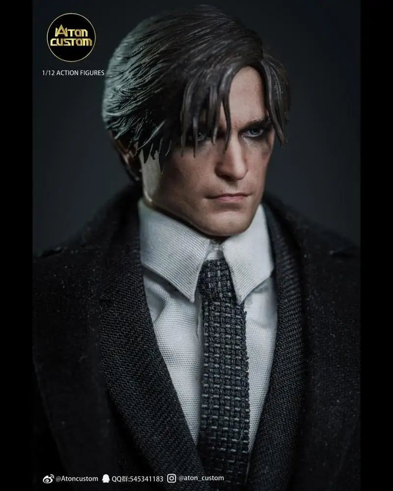 [In Stock] AtoncCustom 1/12 Bruce New Batman Pattinson  Handmade 5098 Action Figure Model Toys