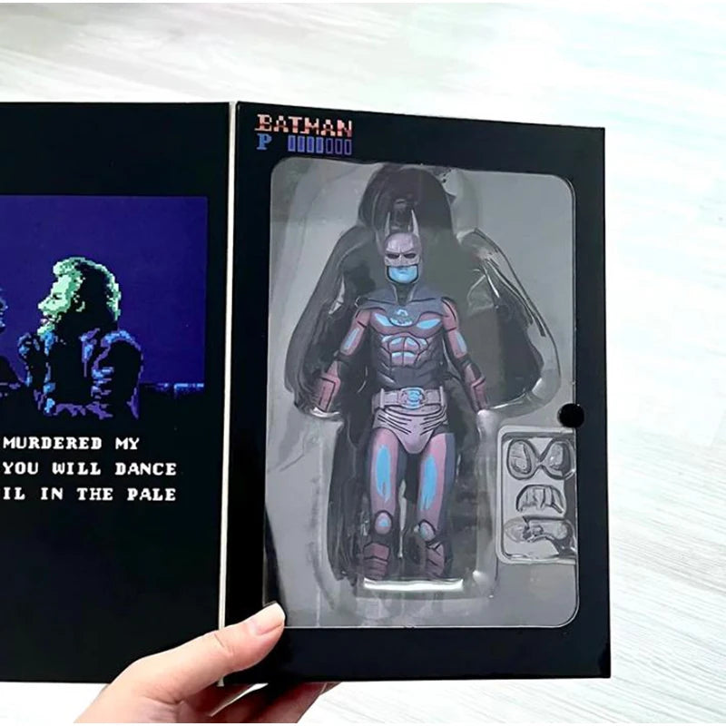 NECA Batman Figure Super Hero Batman Action Figures Anime Movable Joint Collectible Model Toys Doll Halloween Birthday Gift