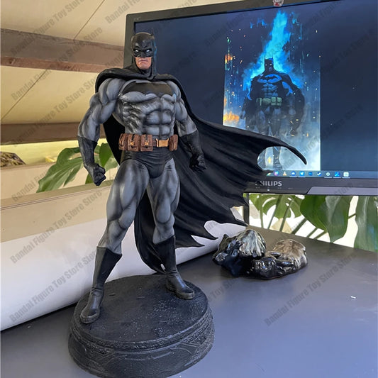 Giant 38cm Dark Knight Batman Anime Figurine Model Ornament Toys Gk Action Figure Justice League Standing Batman Ornament Gift