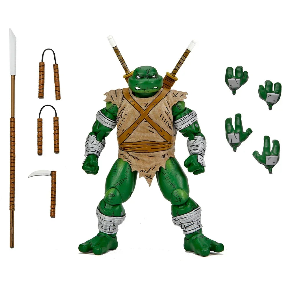 Original In Stock NECA 54372 Teenage Mutant Ninja Turtles Michelangelo The Wanderer Mirage Comics 7 Inch Action Figure Model