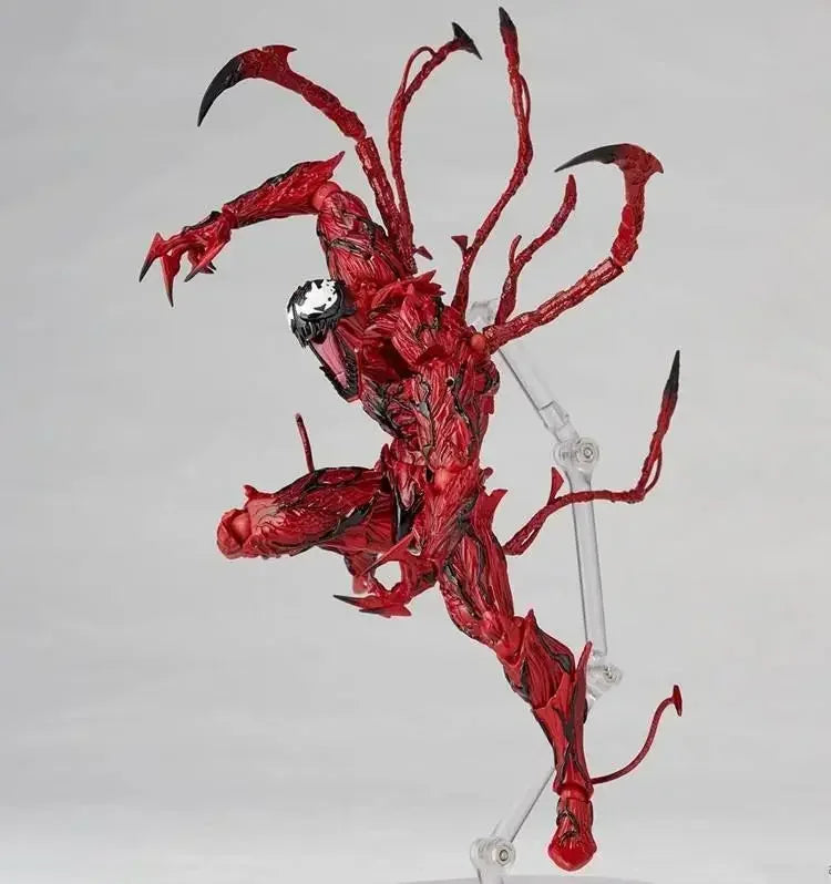 AMAZING YAMAGUCHI Venom Carnage Spider Man legends Action Figure Joint Movable Face Statue Model Doll Collectible kids for Toy