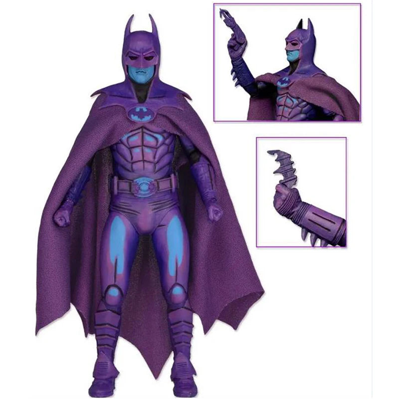 NECA Batman Figure Super Hero Batman Action Figures Anime Movable Joint Collectible Model Toys Doll Halloween Birthday Gift