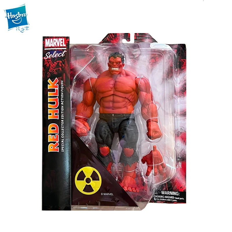 Hasbro Marvel Legends Series Diamond Marvel Select Red Hulk 9 Inches 23CM Original Action Figure Model Kid Toy Collection DST