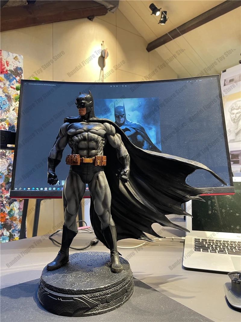 Giant 38cm Dark Knight Batman Anime Figurine Model Ornament Toys Gk Action Figure Justice League Standing Batman Ornament Gift