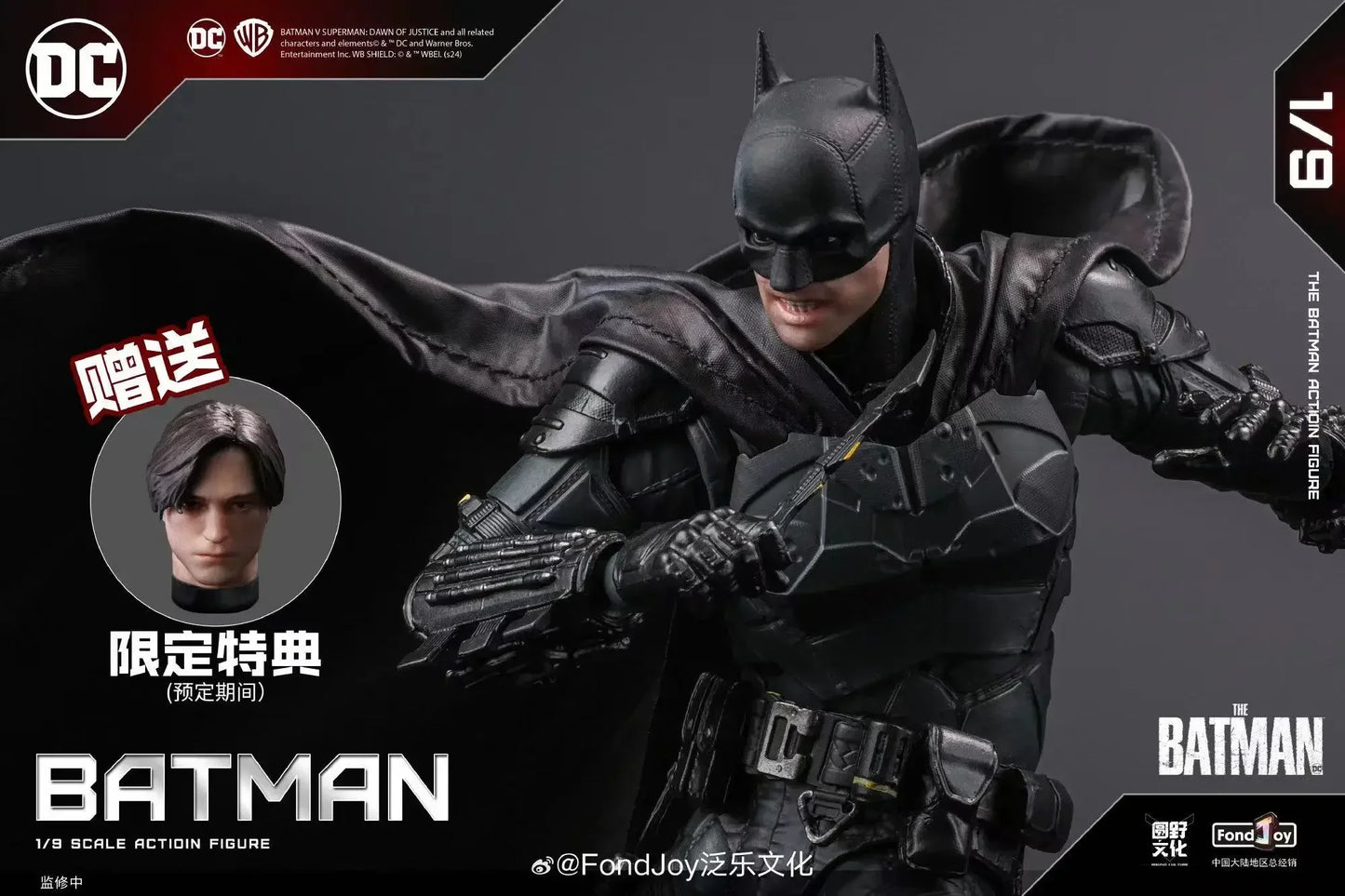 Original The Batman Anime Figure Robert Batman Action Figure Dc Justice League 2024 New Children Toys Roomornament Boy Toys Gift