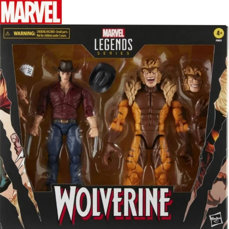 In Stock Marvel Legends Series Wolverine 50th Anniversary Marvel'S Logan Vs Sabretooth Collectible 6-Inch Action Figure Toys