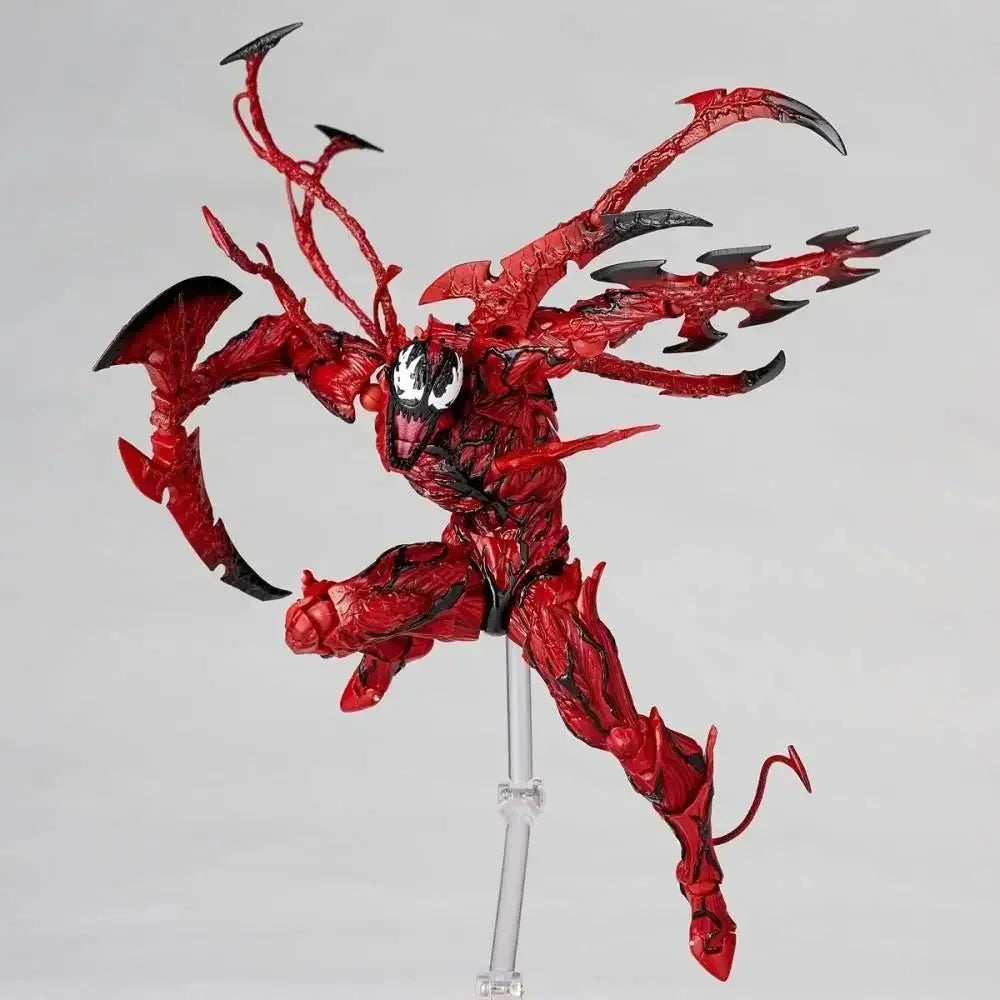 AMAZING YAMAGUCHI Venom Carnage Spider Man legends Action Figure Joint Movable Face Statue Model Doll Collectible kids for Toy