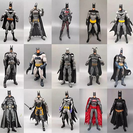 Batman 18cm Action Figure Doll Model Collection Doll Toys Model Mcfarlane Toys Purple Iron Chain Batman Garage Kit