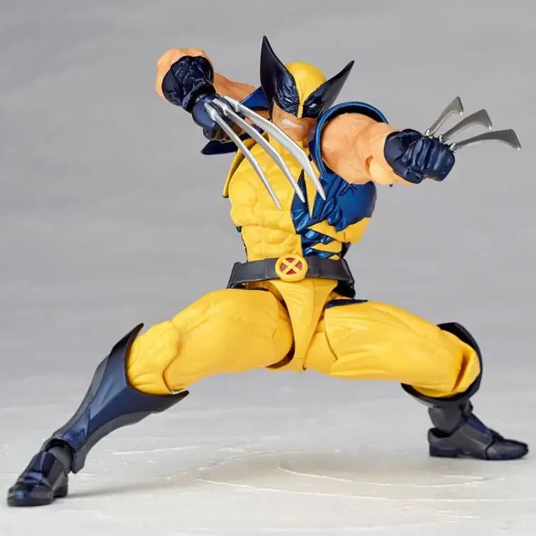 Revoltech YAMAGUCHI Wolverine Action Figure Wolverine Logan Toys X-Men Model Toy Joint Movable Doll Decor Birthday Gift For Kids