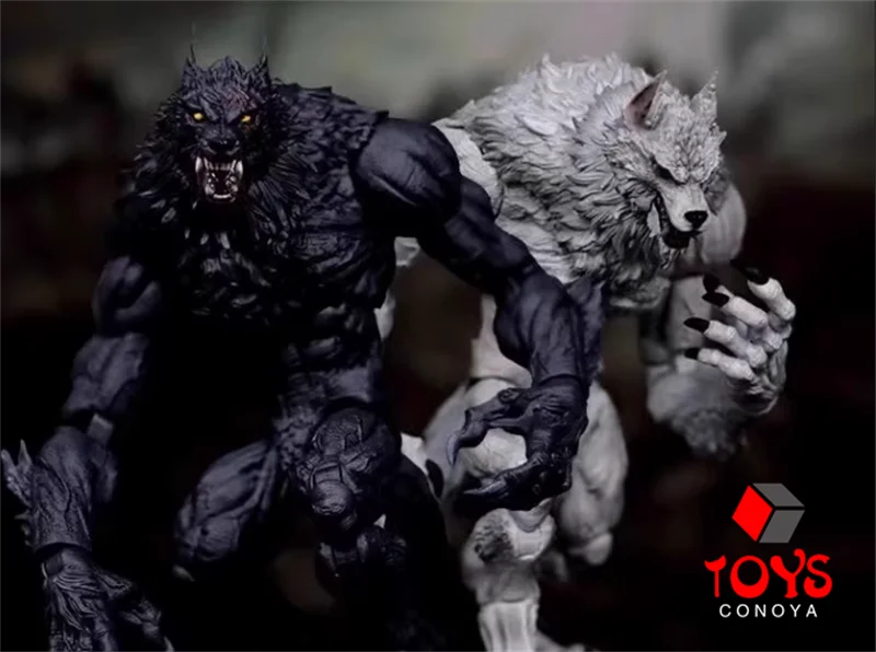 In Stock LC The Crypt the Nordic Giant Black White Wolf Full Set 10-inch Action Figure Body Doll  Fans Hobby Collection