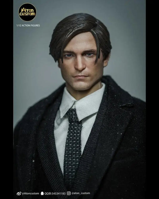 [In Stock] AtoncCustom 1/12 Bruce New Batman Pattinson  Handmade 5098 Action Figure Model Toys