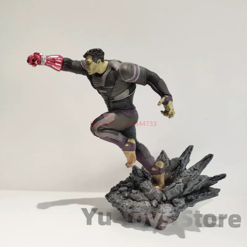 Original Marvel Characters Iron Studios  Avengers 4 The Hulk 1/10 Statue Deluxe Edition Model Figure Desktop Ornaments Collect