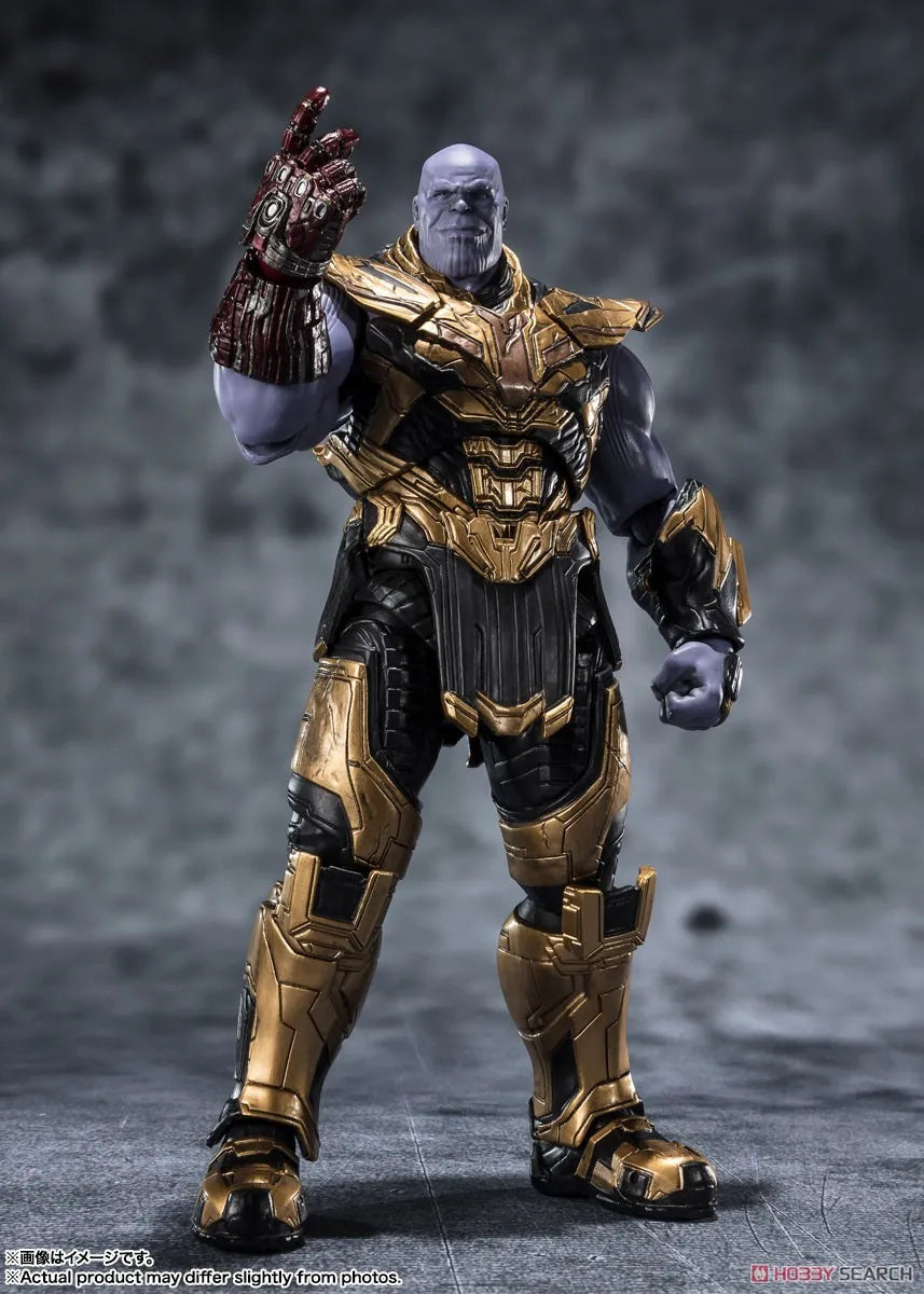 In Stock Bandai S.H.Figuarts Thanos Iron Man Mark 85 5th 2023 Edition (The Infinity Saga) Action Figure Collectible Toy Gift