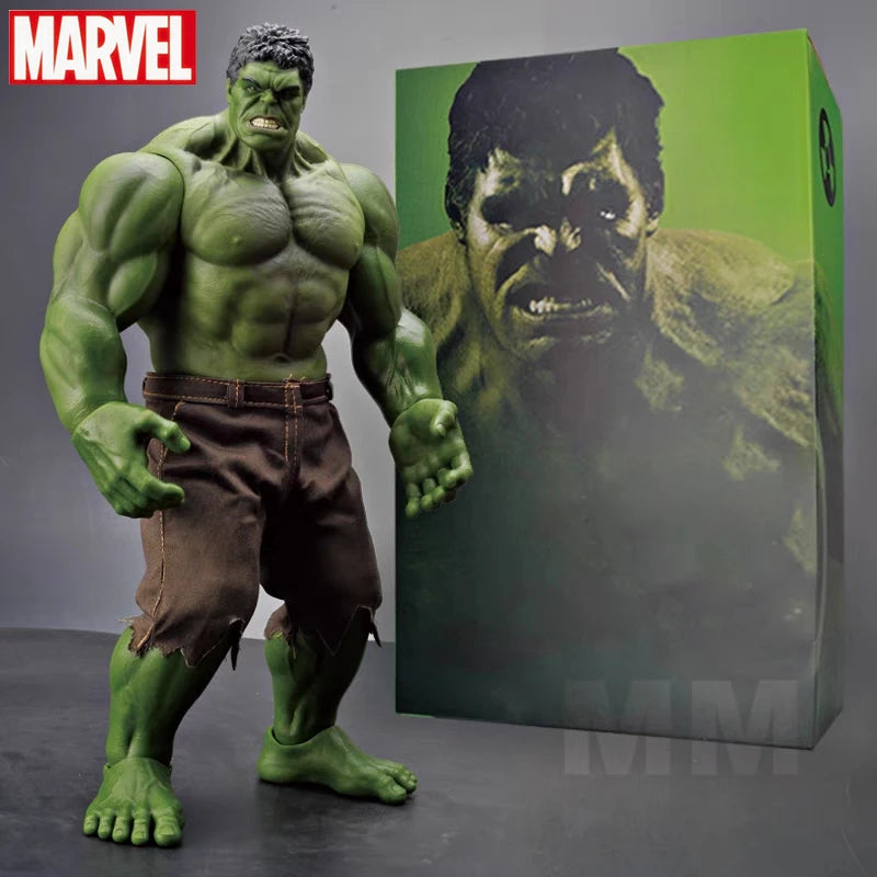 28/42cm Marvel Hulk Action Figures Anime Characters Desktop Ornaments Large Hulk Doll Model Collection Toys Birthday Xmas Gift