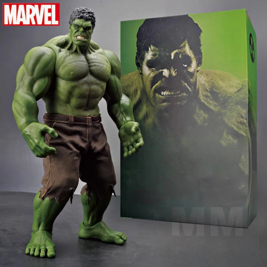 28/42cm Marvel Hulk Action Figures Anime Characters Desktop Ornaments Large Hulk Doll Model Collection Toys Birthday Xmas Gift