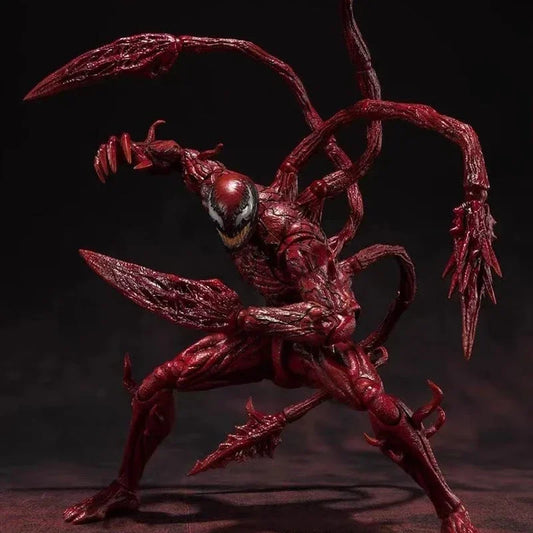 Bandai 22CM S.H.Figuarts MARVEL CARNAGE THERE BE CARNAGE Anime Figure Model Toy Action Figures Collection Doll Pvc