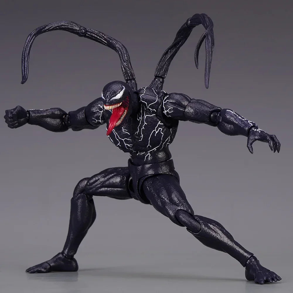 AMAZING YAMAGUCHI Venom Carnage Spider Man legends Action Figure Joint Movable Face Statue Model Doll Collectible kids for Toy