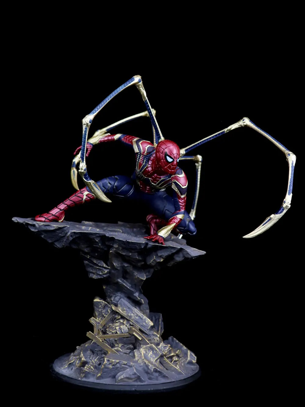 The Avengers Iron Man Anime Figure Spider Man And Platform Creative Figures For Men Friend Brother Ornaments Decorative Gifts