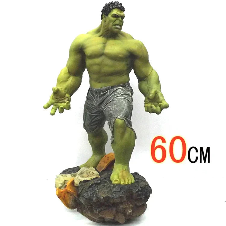 Large Size 1/4 60cm Superhero Green giant Green man Hulk Thanos figure Resin Statue Collection model Home Decoration adult gift