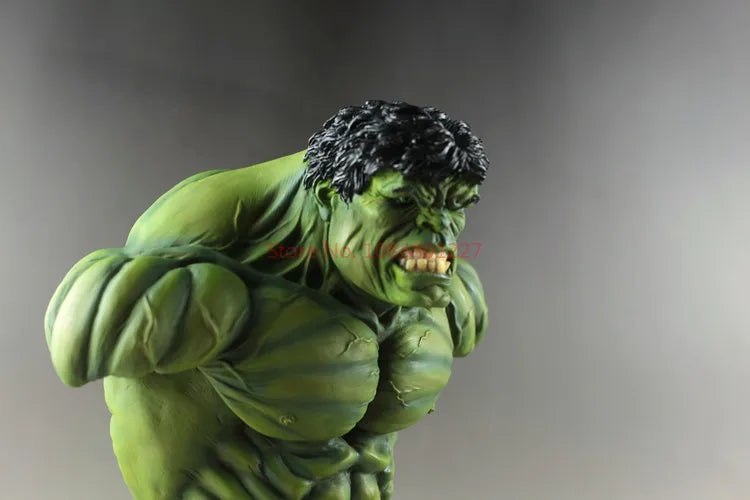 1/3 Superhero Green 34cm Giant Hulk Bust Action Figure Resin Statue Green Man Collection Model Home Decoration Surprise Toy Gift