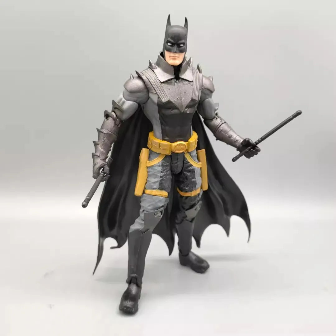 Batman 18cm Action Figure Doll Model Collection Doll Toys Model Mcfarlane Toys Purple Iron Chain Batman Garage Kit