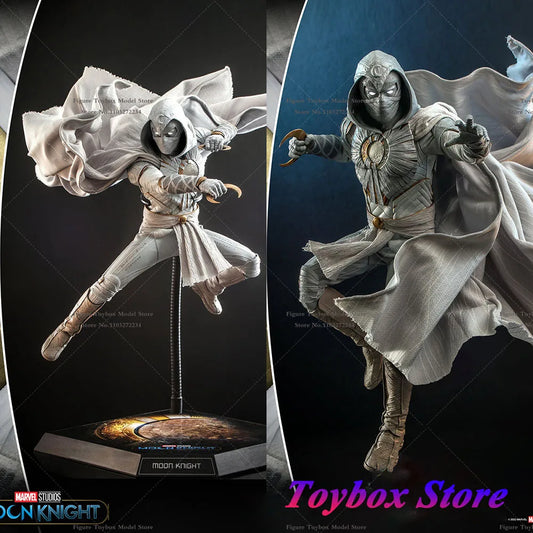 Original HOTTOYS HT TMS075 1/6 Scale Collectible Marvel Moon Knight 12 inch Male Solider Action Figure Full Set Model Toys