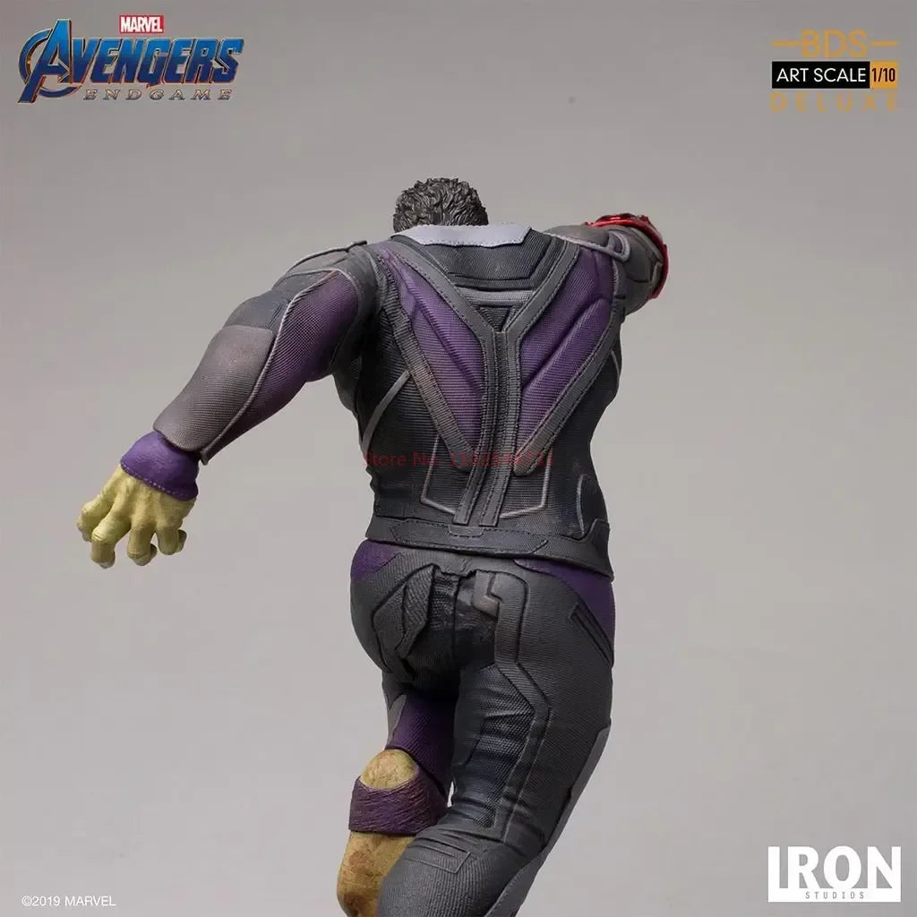 Original Marvel Characters Iron Studios  Avengers 4 The Hulk 1/10 Statue Deluxe Edition Model Figure Desktop Ornaments Collect