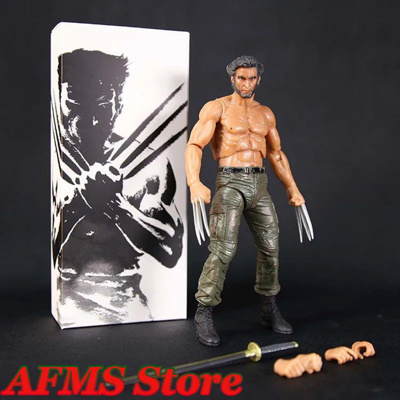 1/12 Men Soldier Wolverine James Howlett Superpower Hero City Guardian Hugh Jackman Dolls 6Inch Action Figure Model Collection