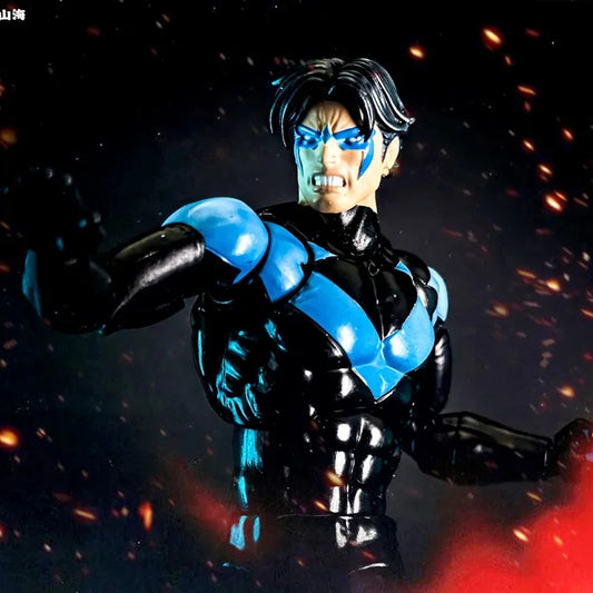 1/12 Mafex No.175 Nightwing Batman Hush Ver.   Action Figure Pvc Statue Model Collectible Toy Gift Desktop Decoration Figurine