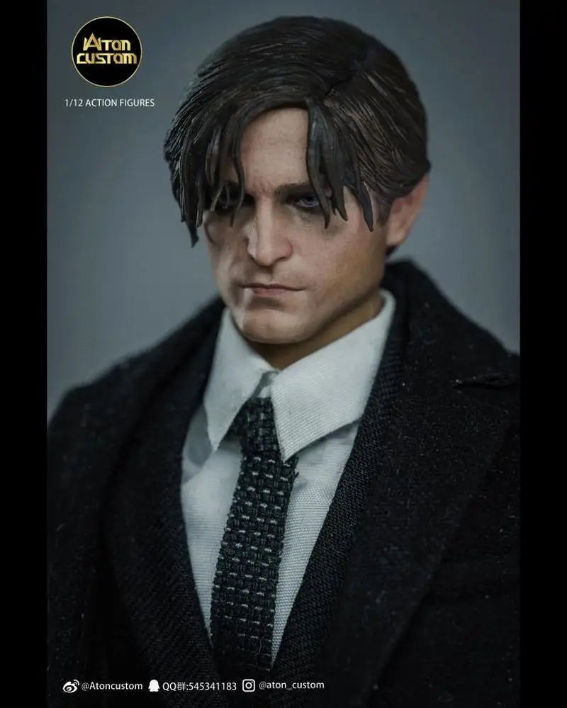 [In Stock] AtoncCustom 1/12 Bruce New Batman Pattinson  Handmade 5098 Action Figure Model Toys