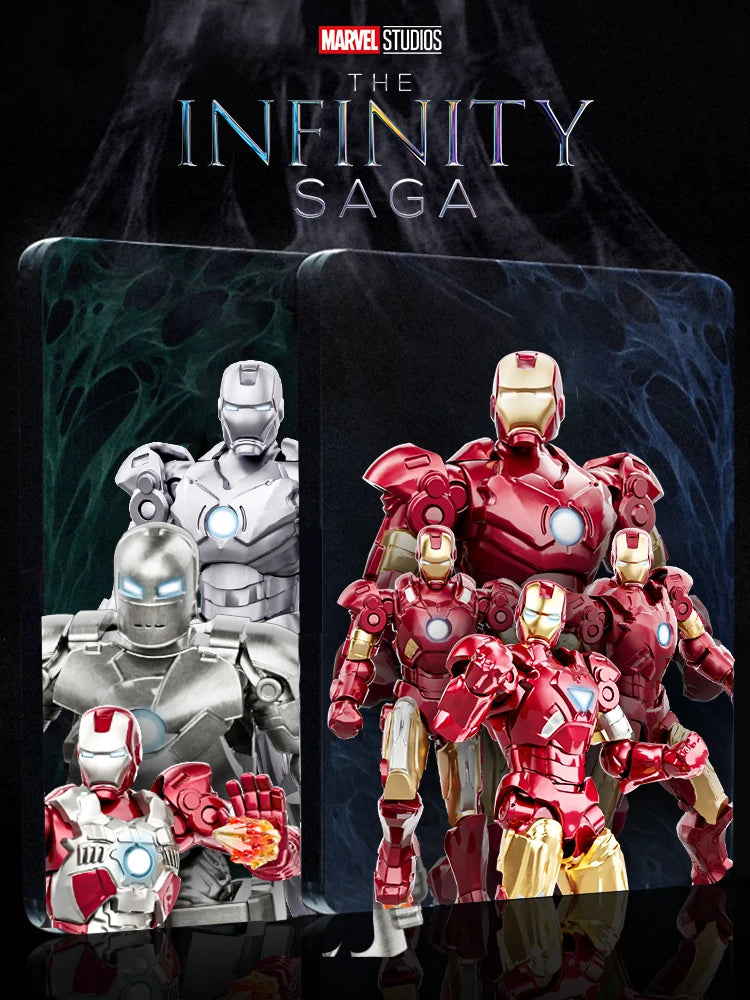 Original Iron Man Blocks Bricks Building Piston MK8 MK9 MK10 MK11 MK12 MK13 MK14 Legends Tony Stark DIY Toys Model Action Figure