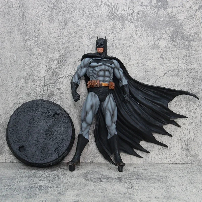 Giant 38cm Dark Knight Batman Anime Figurine Model Ornament Toys Gk Action Figure Justice League Standing Batman Ornament Gift