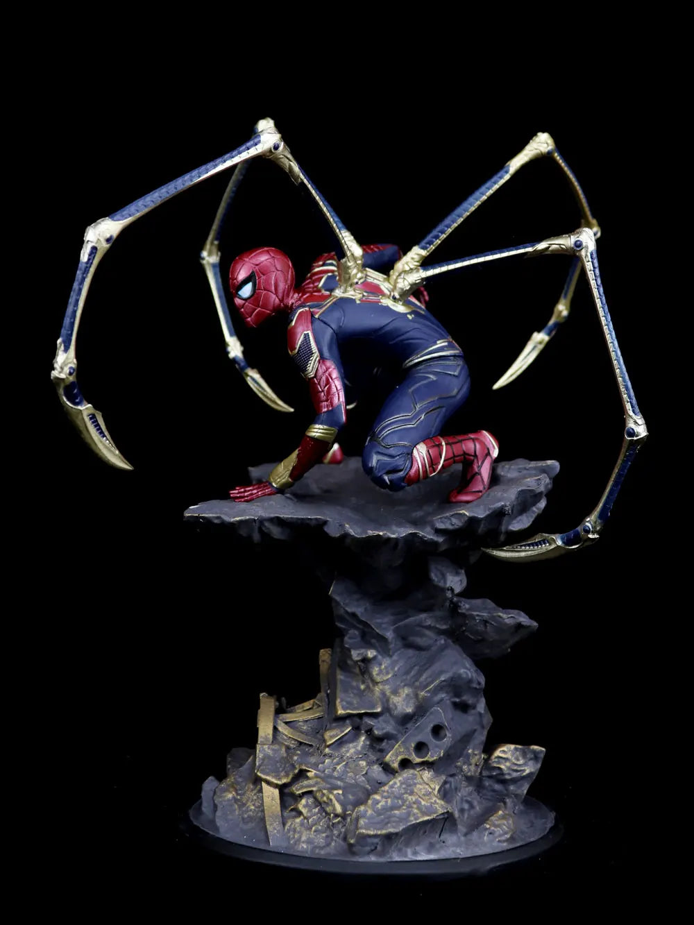 The Avengers Iron Man Anime Figure Spider Man And Platform Creative Figures For Men Friend Brother Ornaments Decorative Gifts