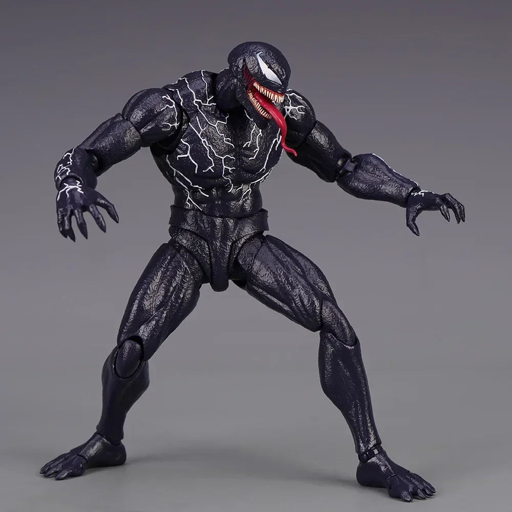 AMAZING YAMAGUCHI Venom Carnage Spider Man legends Action Figure Joint Movable Face Statue Model Doll Collectible kids for Toy