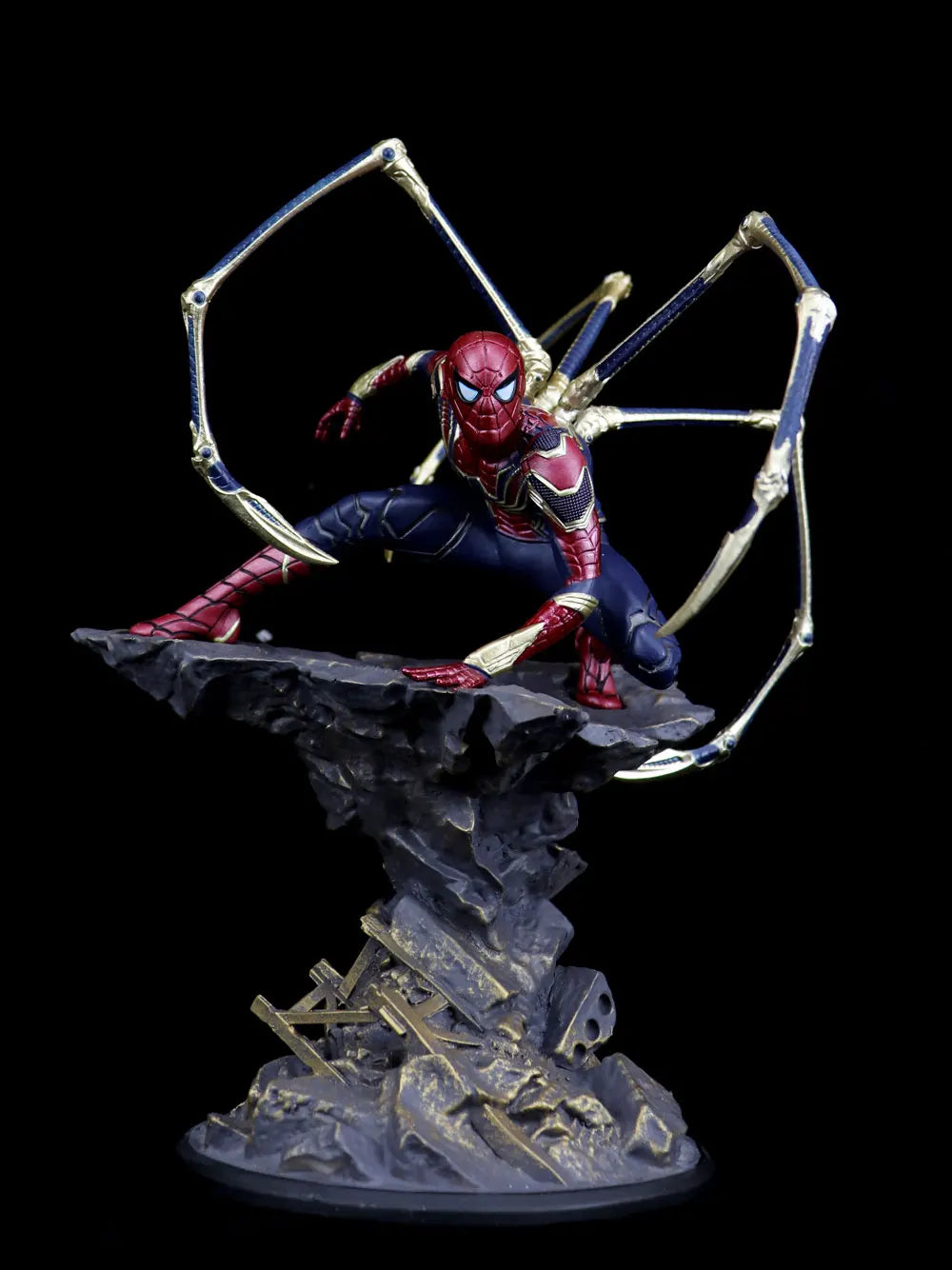 The Avengers Iron Man Anime Figure Spider Man And Platform Creative Figures For Men Friend Brother Ornaments Decorative Gifts