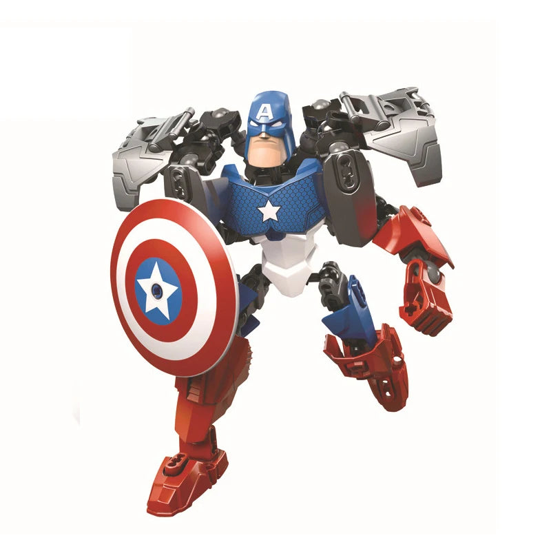 Avengers Superhero Iron Man Batman Hulk Joker Captain America Green Lantern Figures Building Blocks Classic Model Bricks Toys