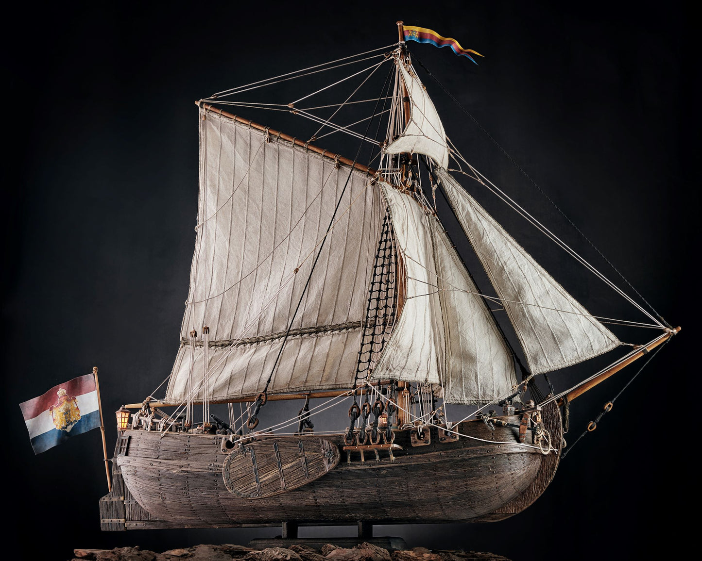 Dutch merchant ship 1685, Handmade Scale Model ship