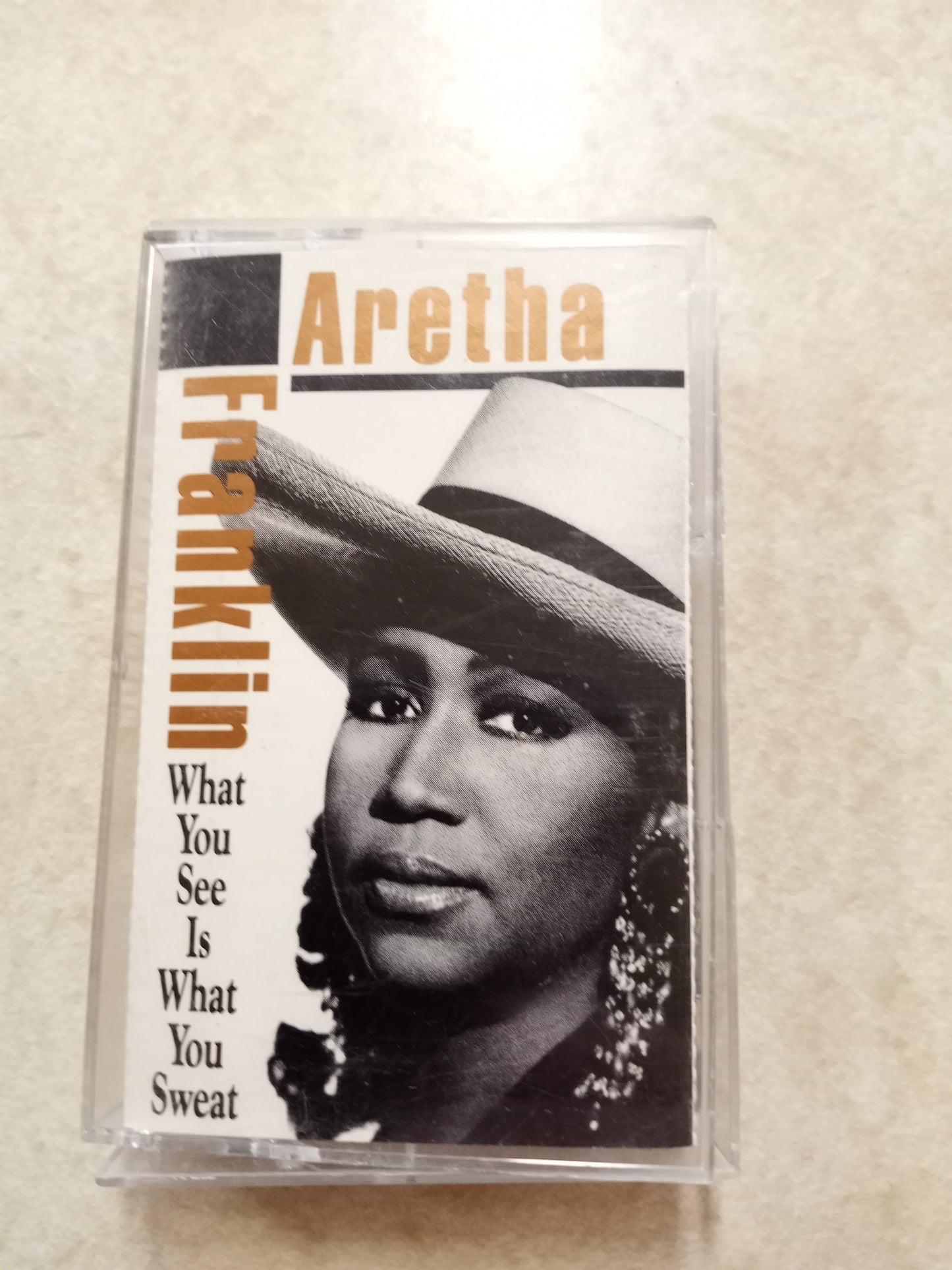 Aretha Franklin Music Cassette Tape, Used