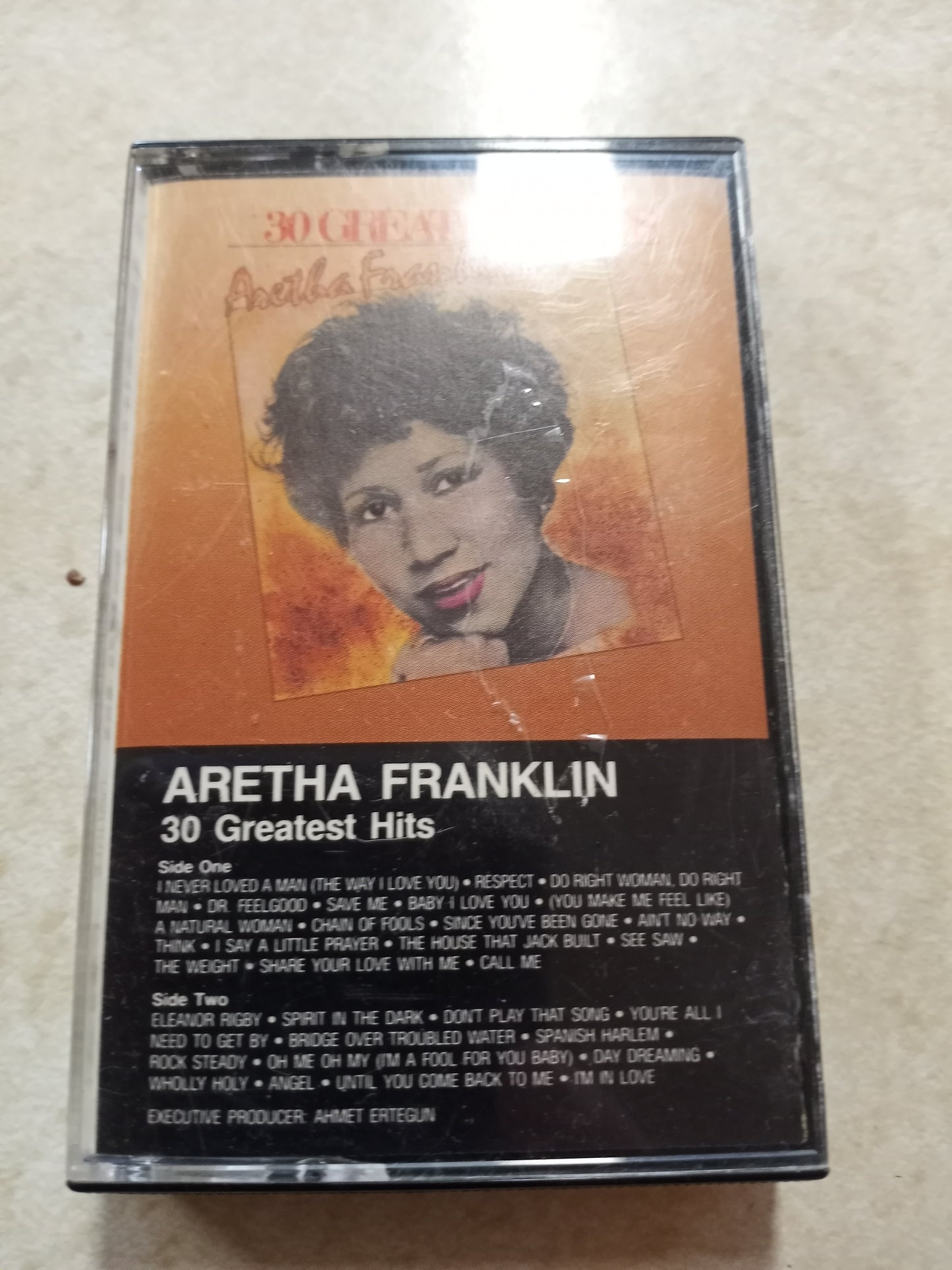 Aretha Franklin 20 Greatest Hits, Music Cassette Tape, Used