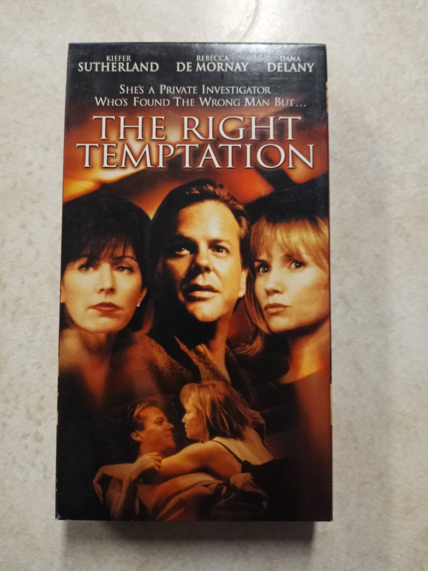 The Right Temptation, VHS Movie, Used