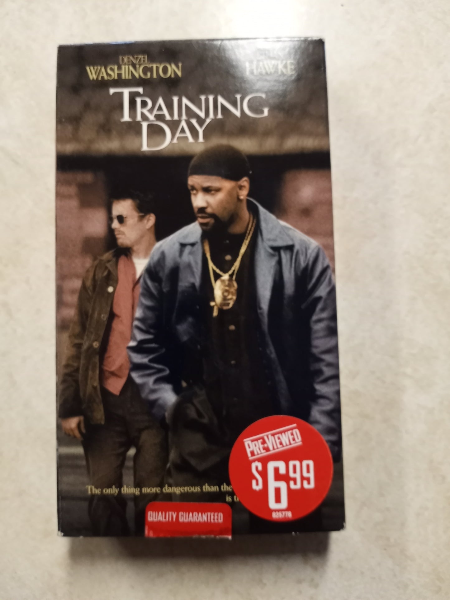 Training Day, VHS Movie, used